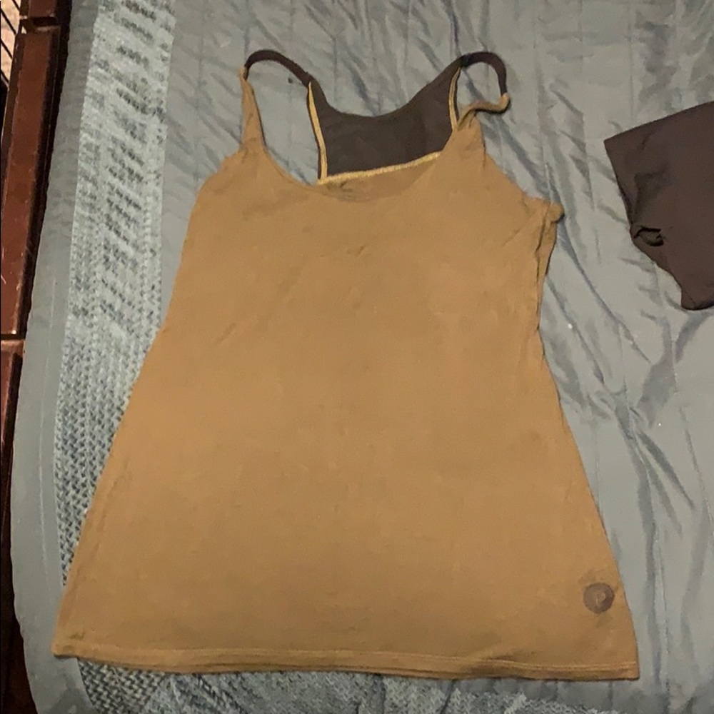 Army Green Pure Barre tank